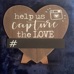 Wedding Hashtag Sign